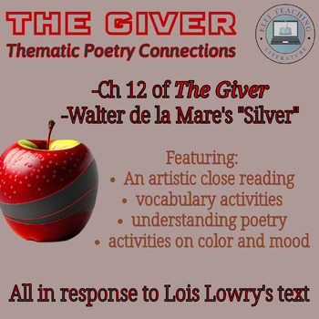 Preview of The Giver Thematic Connection with Poetry 1