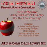 The Giver: Thematic Connection with Poetry 2