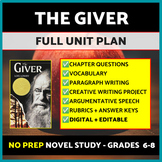 The Giver Novel Study, Unit Plan, Themes for The Giver Fin