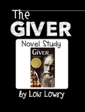 The Giver Unit Novel Study Vocabulary, Questions, & Test