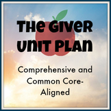 The Giver Unit Plan: Aligned to Common Core with a Focus o