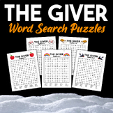 The Giver Word Search Puzzles — Answer Keys Included
