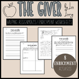 The Giver by Lois Lowry -- Enrichment/Writing Activities &