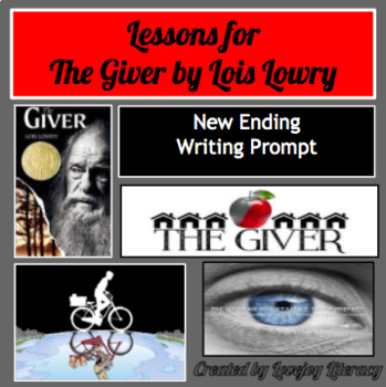 Preview of The Giver by Lois Lowry l New Ending Writing Prompt