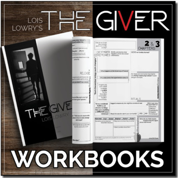 Preview of The Giver by Lois Lowry: Student WORKBOOKS