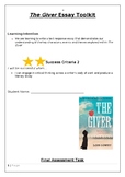 The Giver essay resource