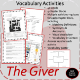 The Giver vocabulary packet