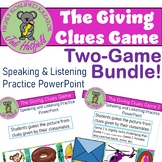 The Giving Clues Game [Two games!] Bundle: Speaking and Li