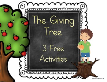 Preview of Freebie - The Giving Tree - A Common Core Unit Sample