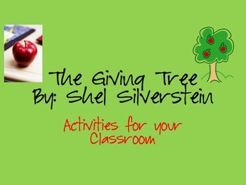 Preview of The Giving Tree: Activities to Help Build Literacy