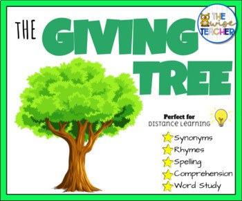 Preview of The Giving Tree Reading Comprehension | Digital Resources | Morning Work