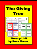The Giving Tree Vocabulary & Comprehension Questions Task 