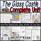 The Glass Castle Complete Unit Bundle - Activities, Quizze