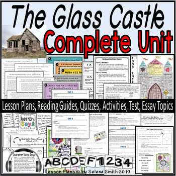 Preview of The Glass Castle Complete Unit Bundle - Activities, Quizzes, Test, Lesson Plans