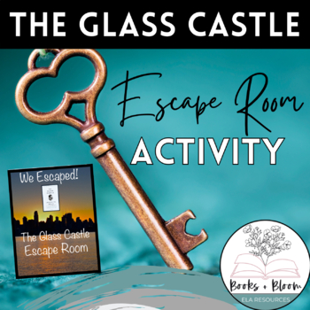 Preview of The Glass Castle Engaging Post-Reading Whole Novel Escape Room Activity
