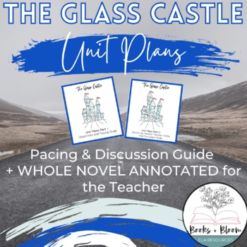 Preview of The Glass Castle Unit Plans: Pacing Guide, Discussion Questions, & Teacher Notes