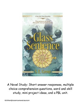 Preview of The Glass Sentence Novel Study