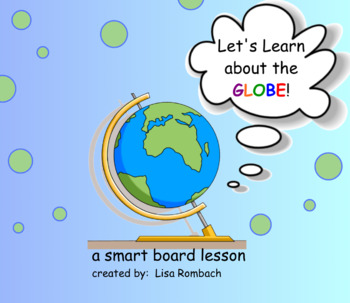 Preview of The Globe Social Studies SmartBoard Lesson Primary Grades