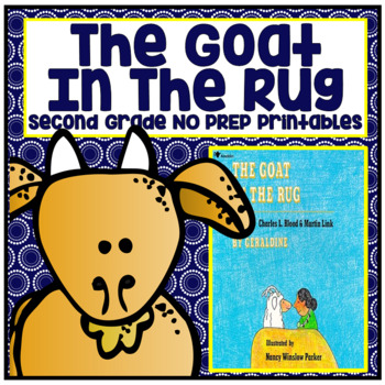 Preview of The Goat in the Rug Second Grade NO PREP Printables