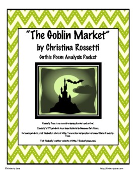 Preview of The Goblin Market - Gothic Poem Activity Packet
