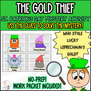 Preview of The Gold Thief - St. Patrick's Day Mystery Solving Activity