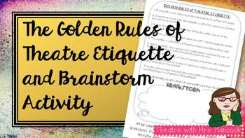 Preview of The Golden Rules of Theatre Etiquette