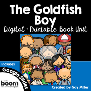 Preview of The Goldfish Boy Novel Study Digital + Printable Book Unit
