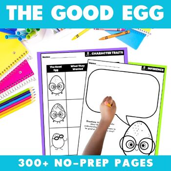 Preview of The Good Egg Book Activities - Jory John Read Aloud Story Elements Companion