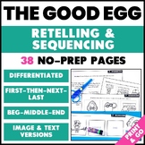 The Good Egg Activities - Retelling and Sequencing Workshe