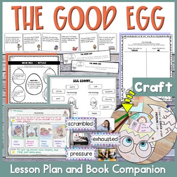 Preview of The Good Egg Lesson Plan, Book Companion, and Craft