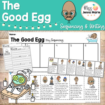 Preview of The Good Egg Read Aloud Companion Activities Sequencing & Writing