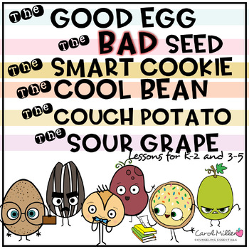 Preview of Good Egg | Bad Seed | Cool Bean | Couch Potato | Smart Cookie | Sour Grape