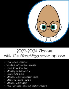 Preview of The Good Egg Vertical Lesson Planner
