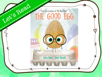 Preview of The Good Egg by Jory John Vocabulary Visuals (for ELLs)