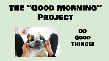 Preview of The Good Morning Project: Positive Postcards