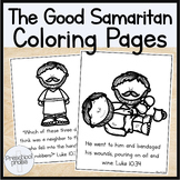 The Good Samaritan Bible Verses Coloring Pages - Preschool