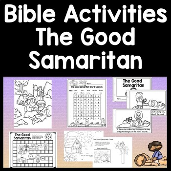 The Good Samaritan Sunday School Lesson {5 Activities} {Parables of Jesus}