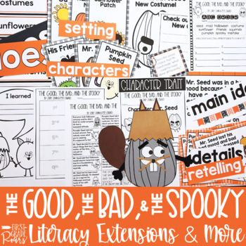Preview of The Good The Bad & The Spooky Activities Book Companion Reading Comprehension
