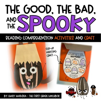 Preview of The Good, The Bad, and The Spooky: Halloween Reading Activities Craft