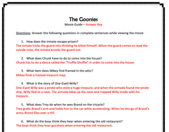 the goonies movie guide by view from the middle tpt