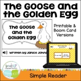The Goose and the Golden Egg Reader & Activities - Print &