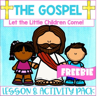 Preview of The Gospel for Kids FREE Bible Lesson Activities Jesus Loves Me Sunday School