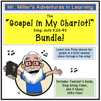 Preview of The "Gospel in My Chariot!" Song Bundle! Vacation Bible School