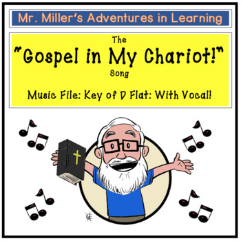 Preview of The "Gospel in My Chariot! Song: Music File with Vocal Line VBS