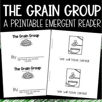 Preview of The Grain Group Emergent Reader