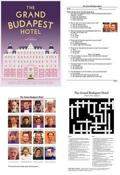 Preview of The Grand Budapest Hotel - Resources Bundle