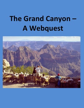 Preview of The Grand Canyon Webquest to Study Erosion Digital