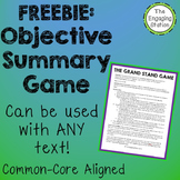 The Grand Stand Objective Summary Game