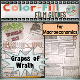 The Grapes of Wrath Colorfill Film Guide Doodle Notes