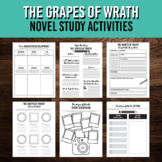 The Grapes of Wrath Novel Study Activities | John Steinbeck
